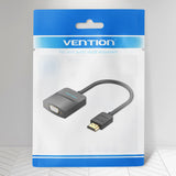 Vention 42154 videokabel adapter 0,15 m HDMI Type A (Standard) VGA (D-Sub) Sort