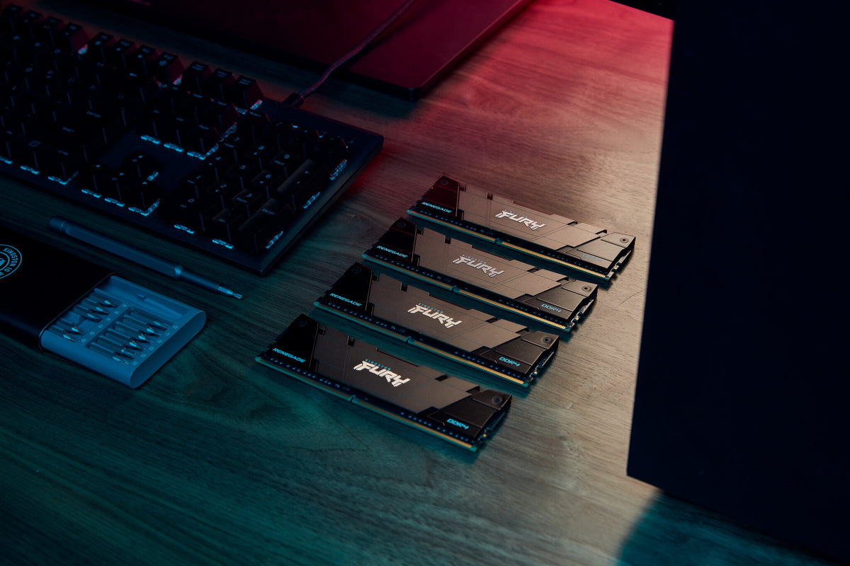 Kingston Technology FURY 16 GB 3600 MT/s DDR4 CL16 DIMM (sæt med 2) Renegade Sort