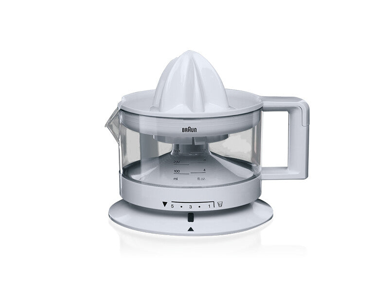 Braun TributeCollection CJ 3000 elektrisk citruspresser 0,35 L 20 W Transparent, Hvid