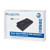 LogiLink Ekstern Lagringspakning USB 3.0 SATA 3Gb/s 3.5