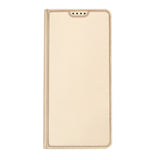 Dux Ducis Skin Pro Case for Samsung Galaxy S23+ Flip Card Wallet Stand Gold