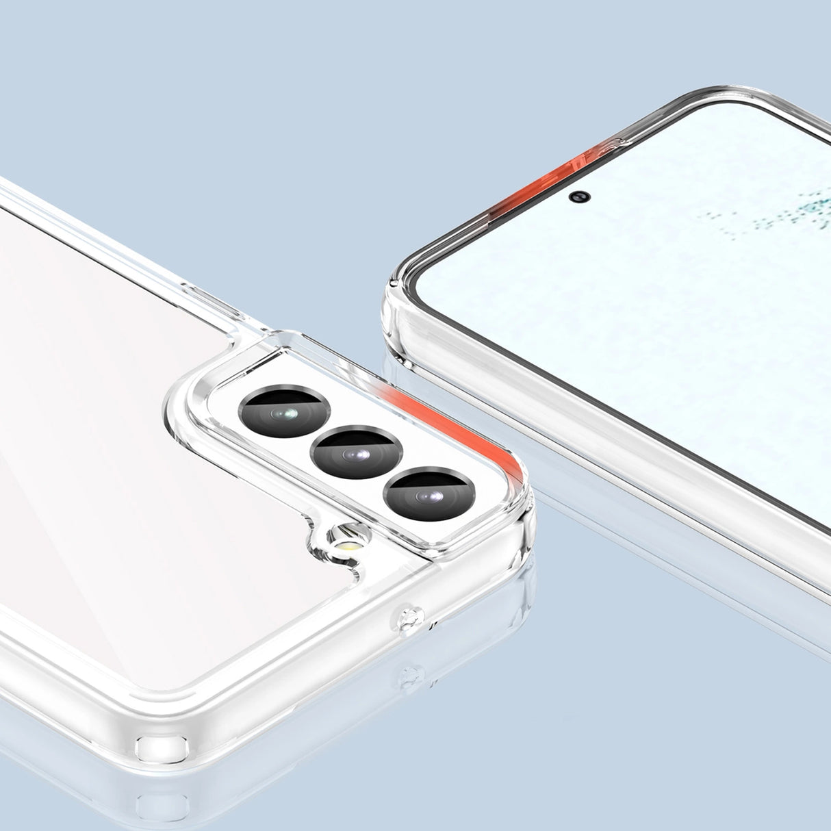 Outer Space Case for Samsung Galaxy S23+ cover with a flexible transparent frame