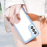 Outer Space Case til Samsung Galaxy S23+ cover med en fleksibel blå ramme