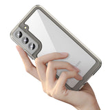 Outer Space Case til Samsung Galaxy S23+ cover med en fleksibel blå ramme