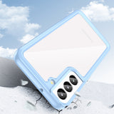 Outer Space Case til Samsung Galaxy S23+ cover med en fleksibel blå ramme