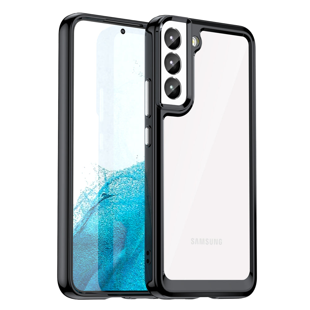 Outer Space Case til Samsung Galaxy S23+ cover med en fleksibel ramme sort