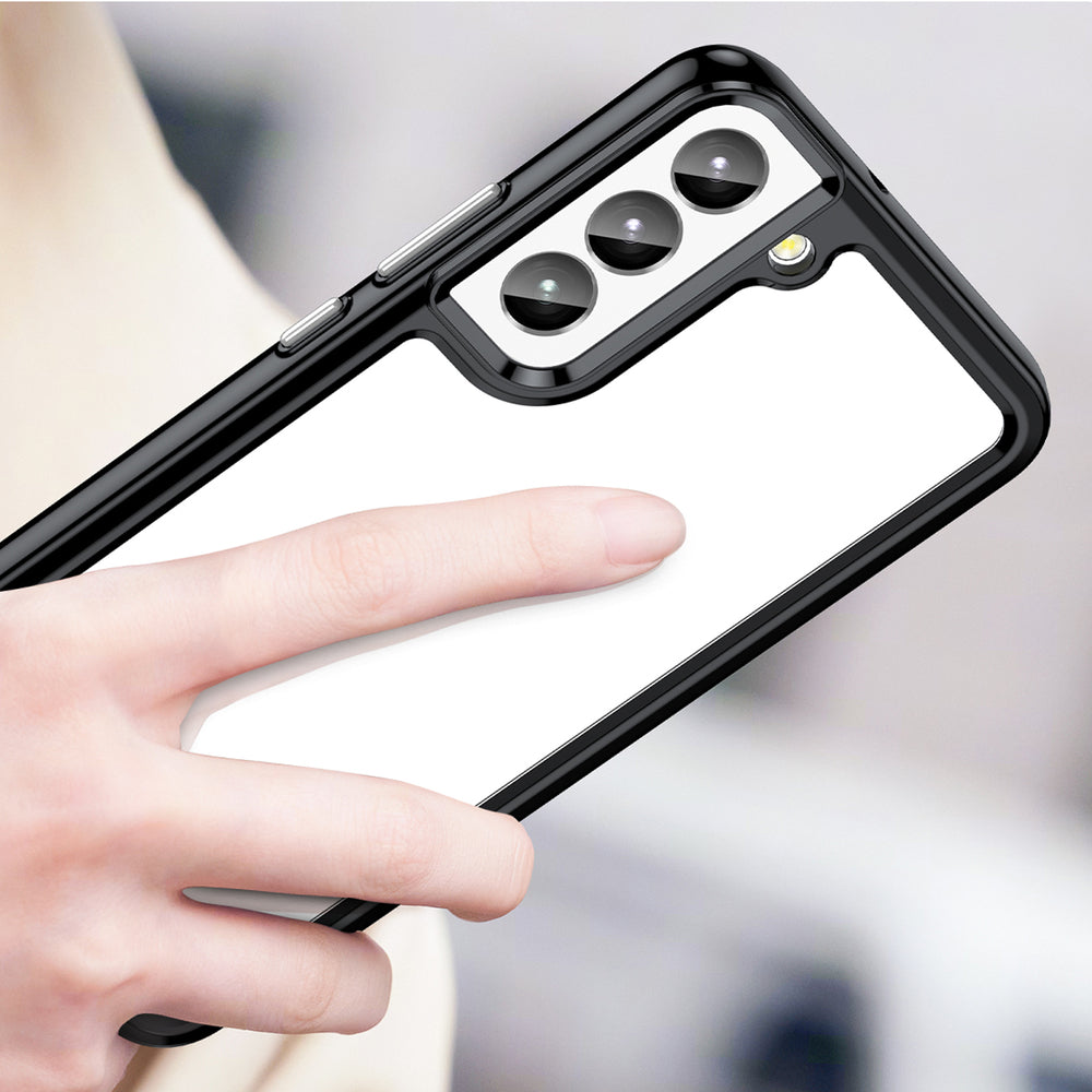 Outer Space Case til Samsung Galaxy S23+ cover med en fleksibel ramme sort