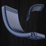 Carbon Case til Samsung Galaxy S23 Ultra fleksible silikone carbon cover blå