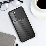 Thunder Case case for Samsung Galaxy S23+ silicone armor case black