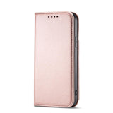Magnetkortkasse til Samsung Galaxy S23+ flip cover tegnebog stativ pink