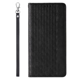 Magnet Strap Case til Samsung Galaxy S23+ Flip Wallet Mini Lanyard Stand Black