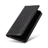 Magnet Strap Case for Samsung Galaxy S23+ Flip Wallet Mini Lanyard Stand Black
