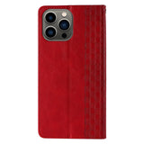Magnet Strap Case til Samsung Galaxy S23+ Flip Wallet Mini Lanyard Stand Red