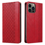 Magnet Strap Case til Samsung Galaxy S23+ Flip Wallet Mini Lanyard Stand Red