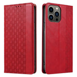 Magnet Strap Case til Samsung Galaxy S23+ Flip Wallet Mini Lanyard Stand Red