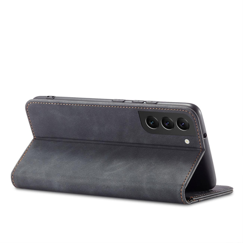 Magnet Fancy Case til Samsung Galaxy S23+ flip cover wallet stand sort