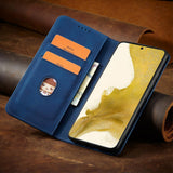 Magnet Fancy Case til Samsung Galaxy S23+ flip cover tegnebog stativ blå