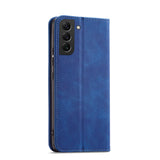 Magnet Fancy Case til Samsung Galaxy S23+ flip cover tegnebog stativ blå