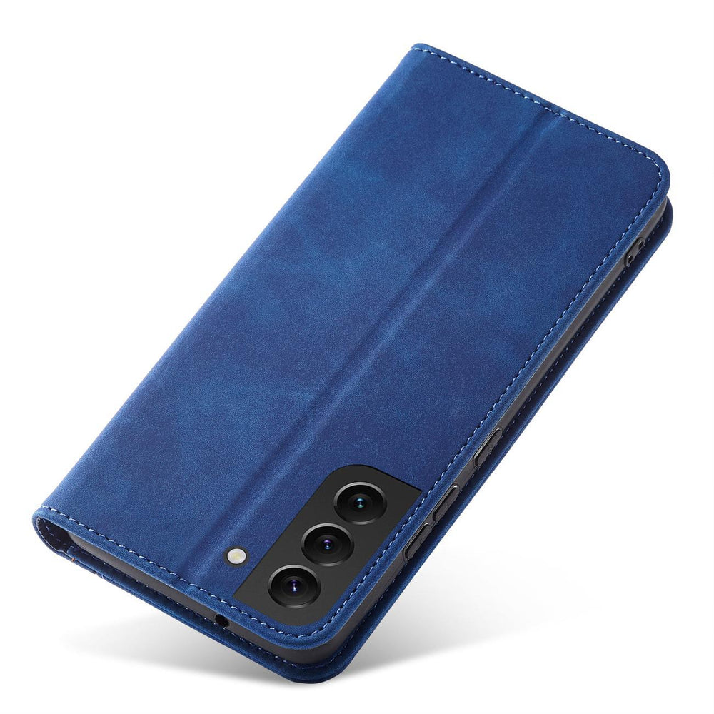 Magnet Fancy Case til Samsung Galaxy S23+ flip cover tegnebog stativ blå