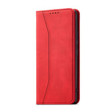 Magnet Fancy Case til Samsung Galaxy S23+ flip cover tegnebog stativ rød