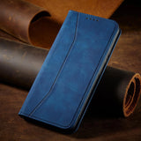 Magnet Fancy Case til Samsung Galaxy S23 Ultra Cover med Flip Wallet Stand Blue