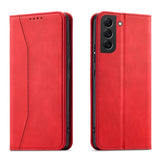 Magnet Fancy Case til Samsung Galaxy S23 Ultra Cover med Flip Stand Wallet Red