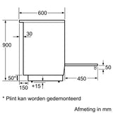 Bosch Serie 2 HLL09A020U komfur og ovn Fritstående komfur Elektrisk Keramisk Hvid