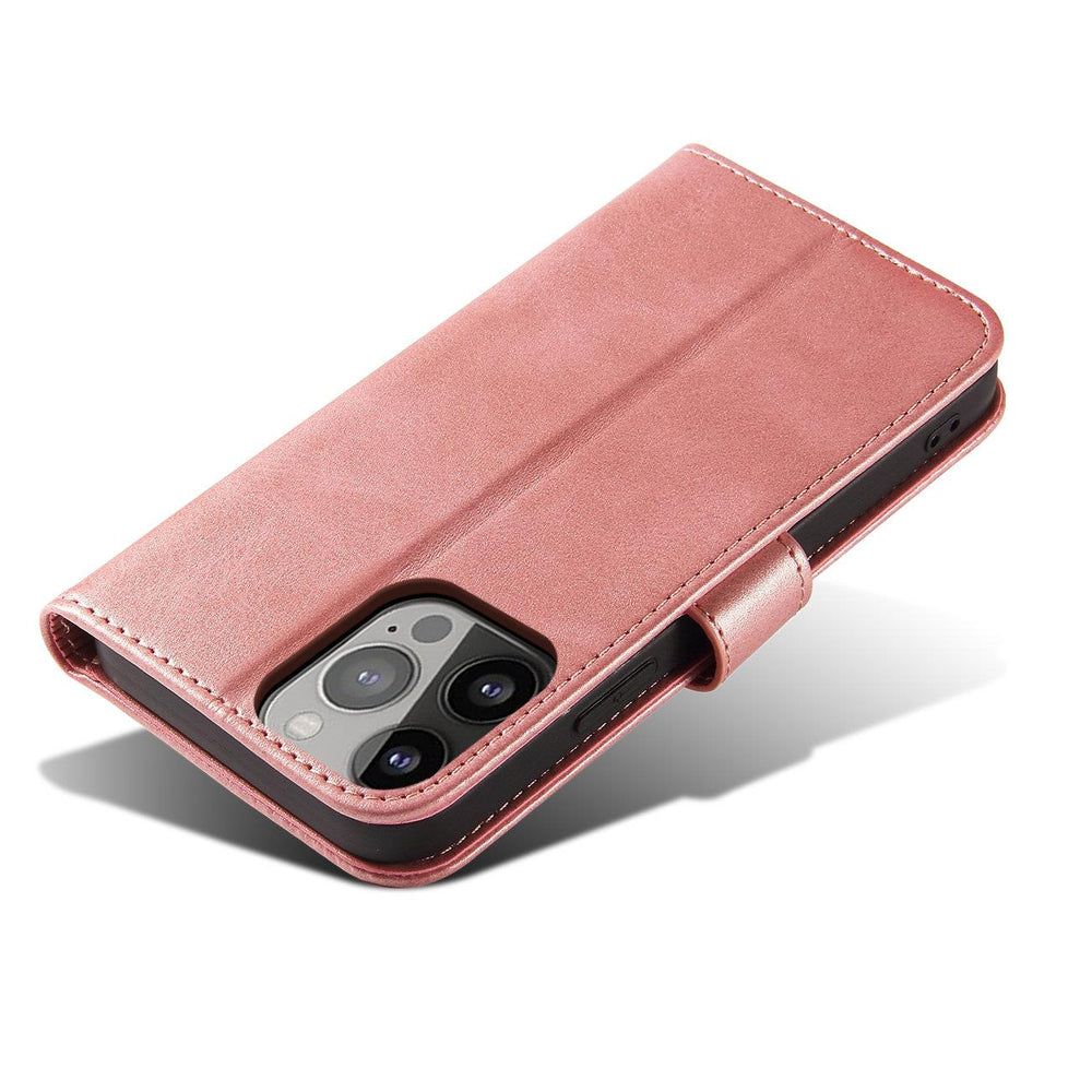 Magnet Case Case for Samsung Galaxy S23+ flip cover tegnebog stativ pink