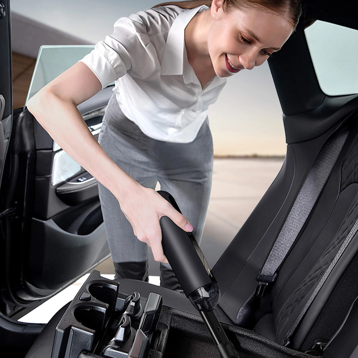 Bilstøvsuger 6000Pa 80W Baseus A2Pro - hvid