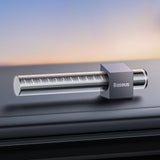 Baseus parkeringsskilt til telefonnummeret på det grå instrumentbræt