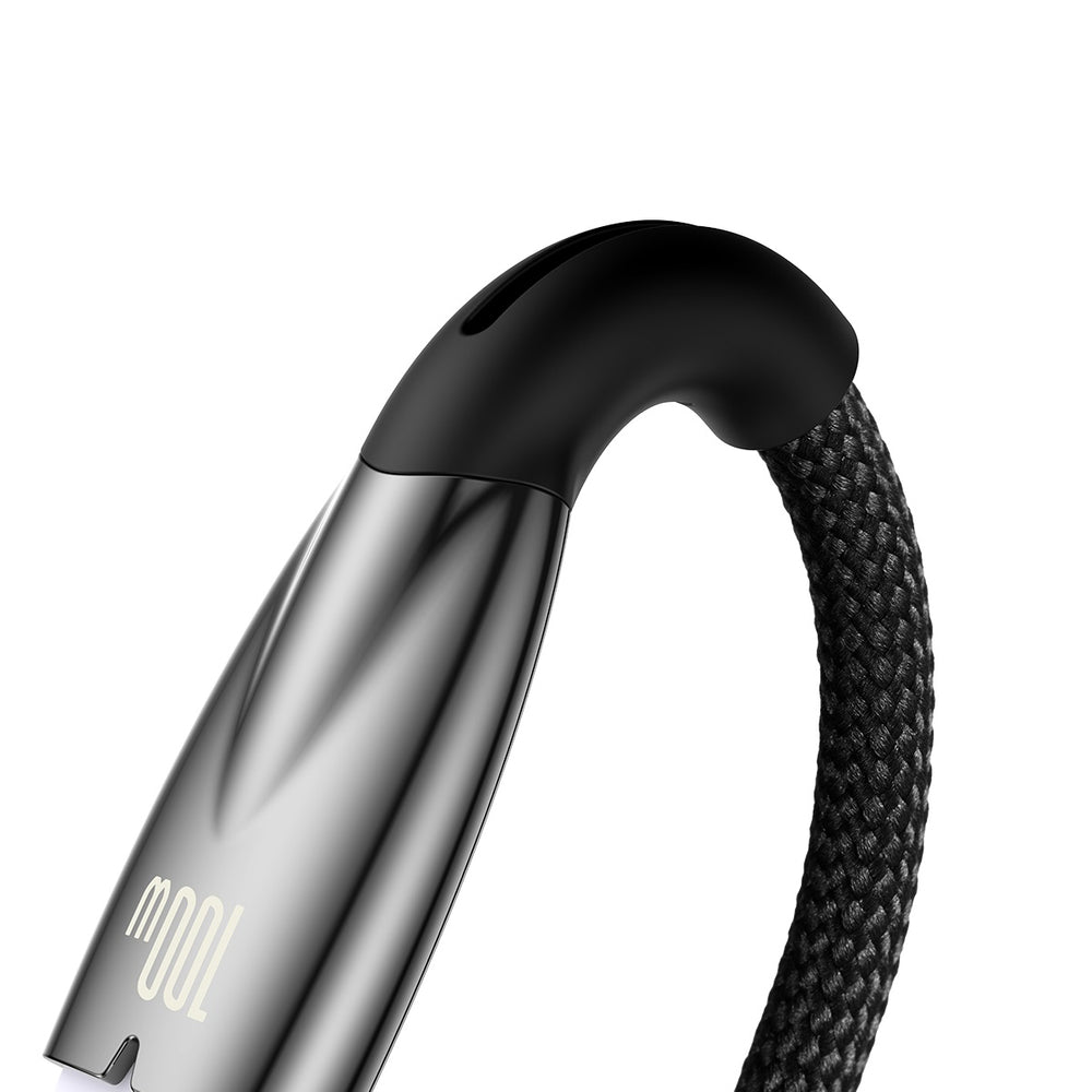 Baseus Glimmer Series Fast Charging Cable USB-A - USB-C 100W 480Mb/s 1m Black