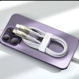 Baseus Glimmer Series hurtigopladningskabel USB-A - USB-C 100W 480Mbps 1m blå