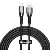 Baseus Glimmer Series cable USB-A - Lightning 480Mb/s 2.4A 2m black