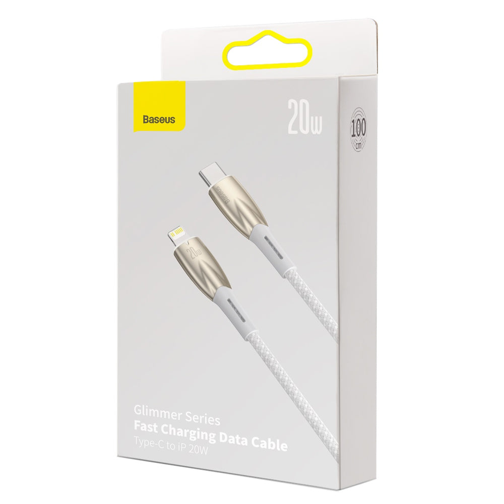 Baseus CADH000002 Lightning - USB-C PD cable 20W 480Mb/s 1m - white