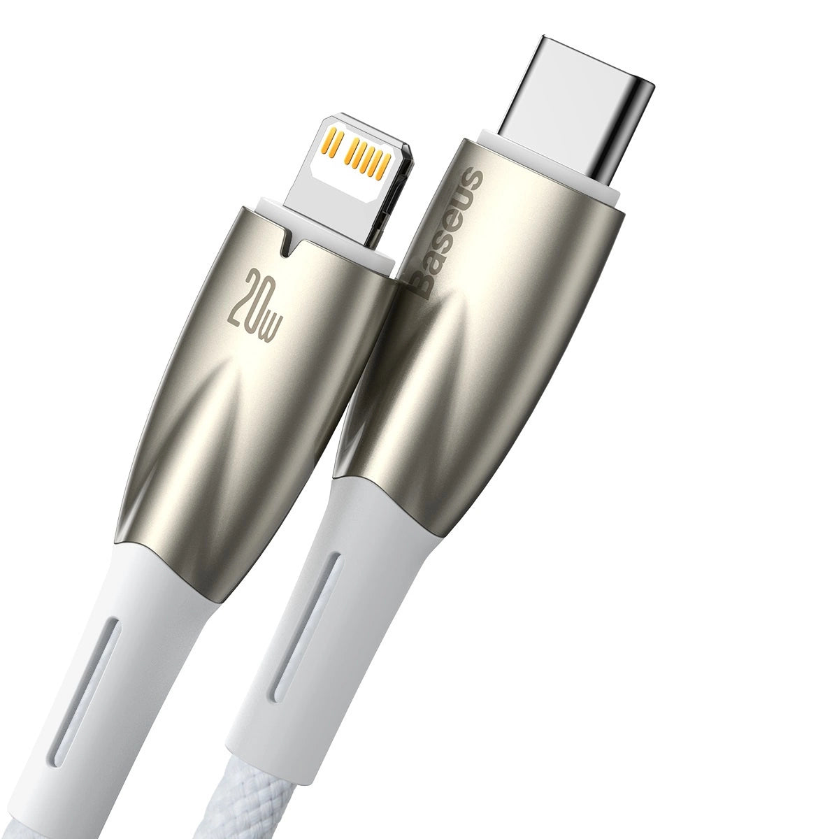 Baseus CADH000002 Lightning - USB-C PD kabel 20W 480Mb/s 1m - hvid