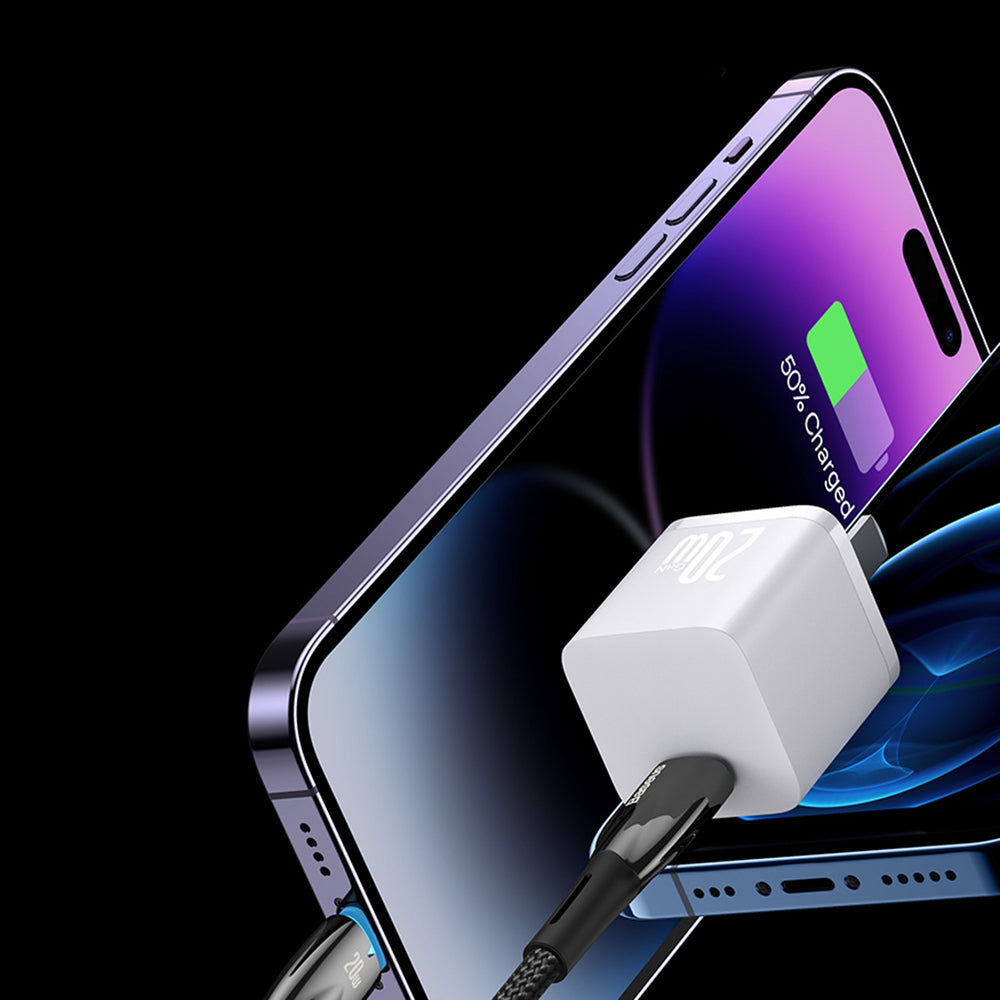 Baseus CADH000101 Lightning - USB-C PD kabel 20W 480Mb/s 2m - sort