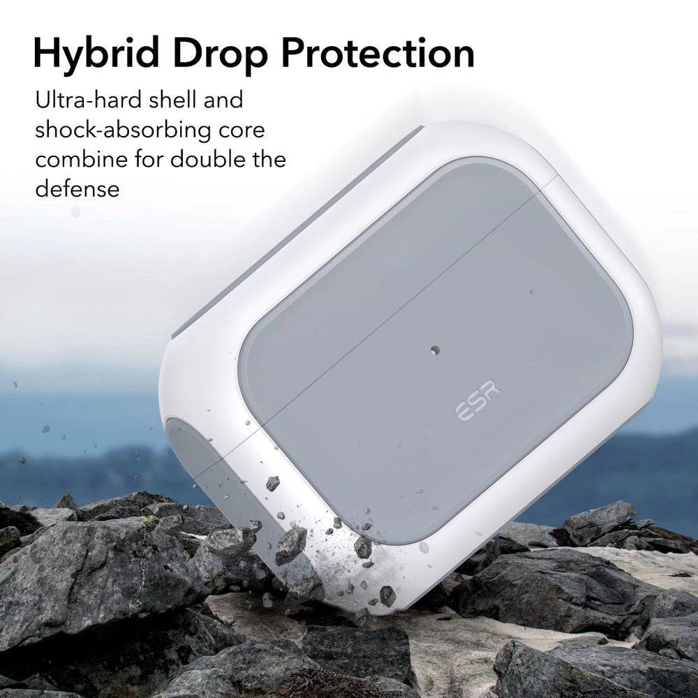 ESR Orbit Halolock med MagSafe til Apple AirPods Pro 1 / 2 - Hvid