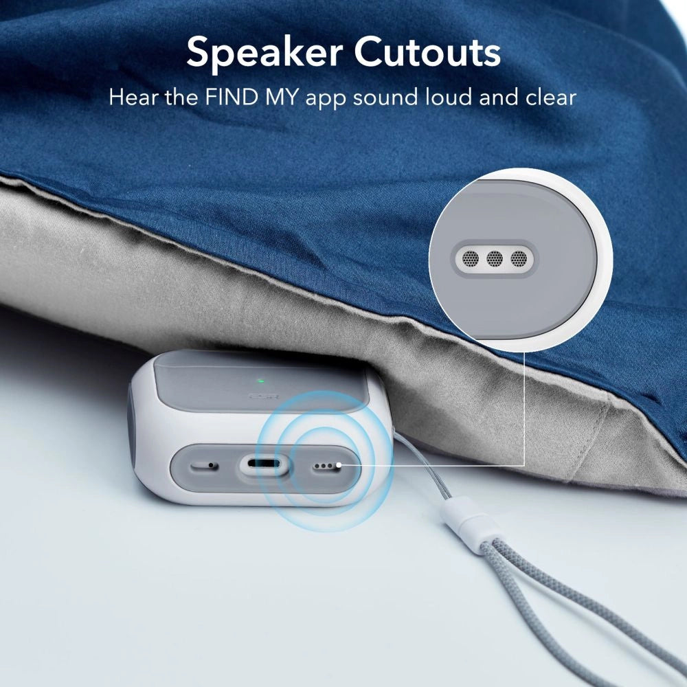 ESR Orbit Halolock med MagSafe til Apple AirPods Pro 1 / 2 - Hvid