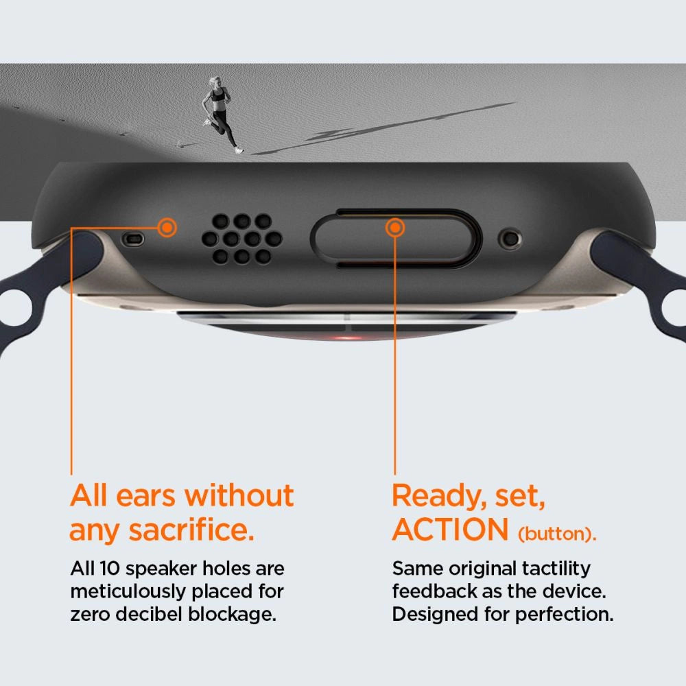 Spigen Thin Fit Case til Apple Watch Ultra (49 mm) - sort