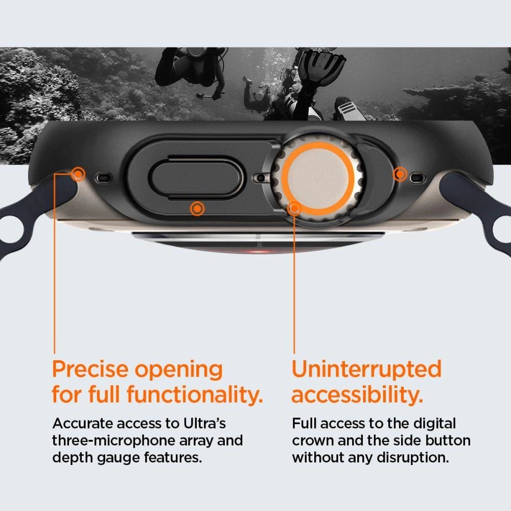 Spigen Thin Fit Case til Apple Watch Ultra (49 mm) - sort