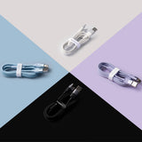 3in1 USB - micro USB / Lightning / USB C 3.5A 1.2m kabel Baseus StarSpeed - sort