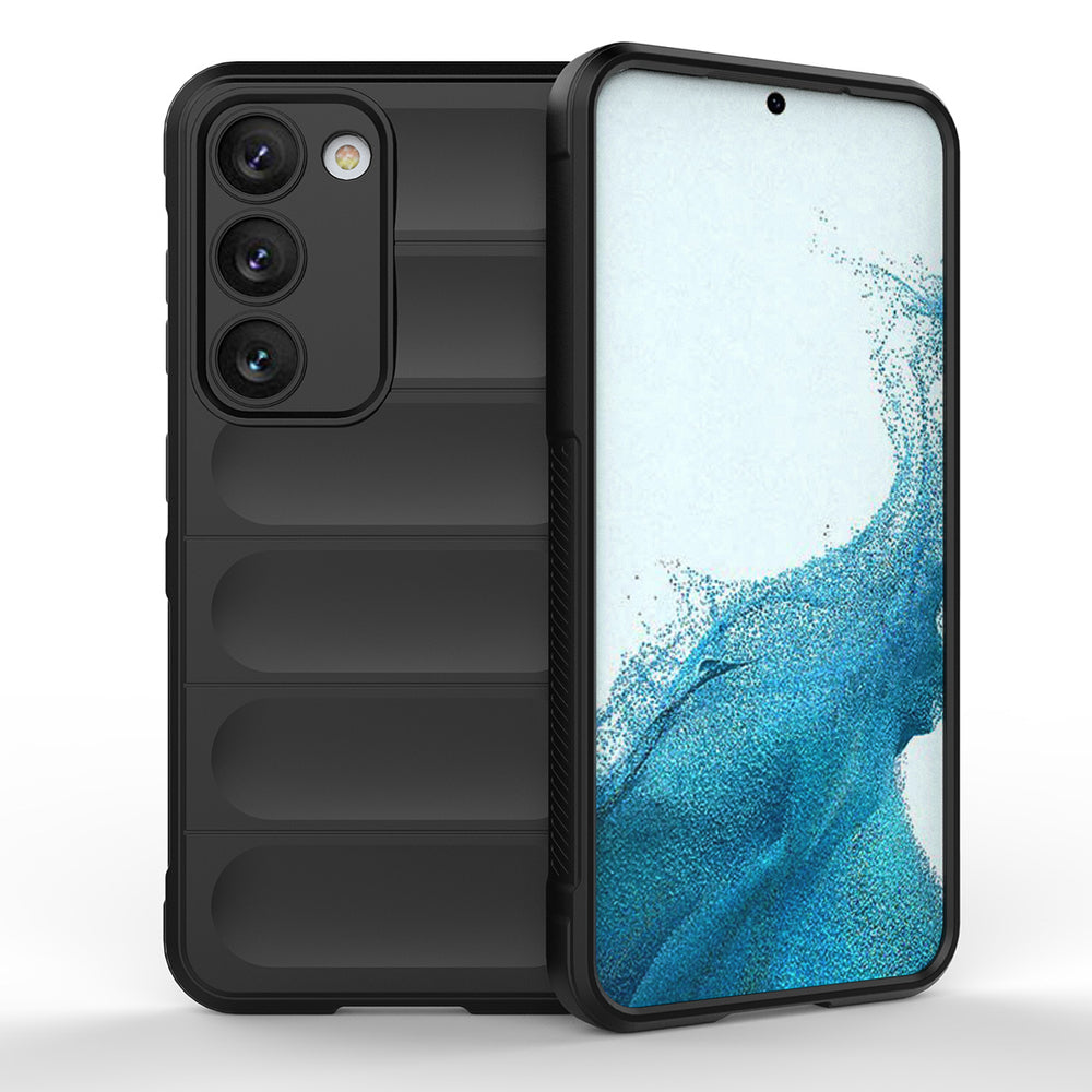 Magic Shield Case til Samsung Galaxy S23+ fleksibelt pansret cover sort