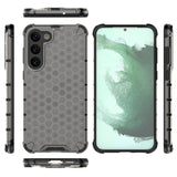 Honeycomb case til Samsung Galaxy S23+ pansret hybrid cover sort