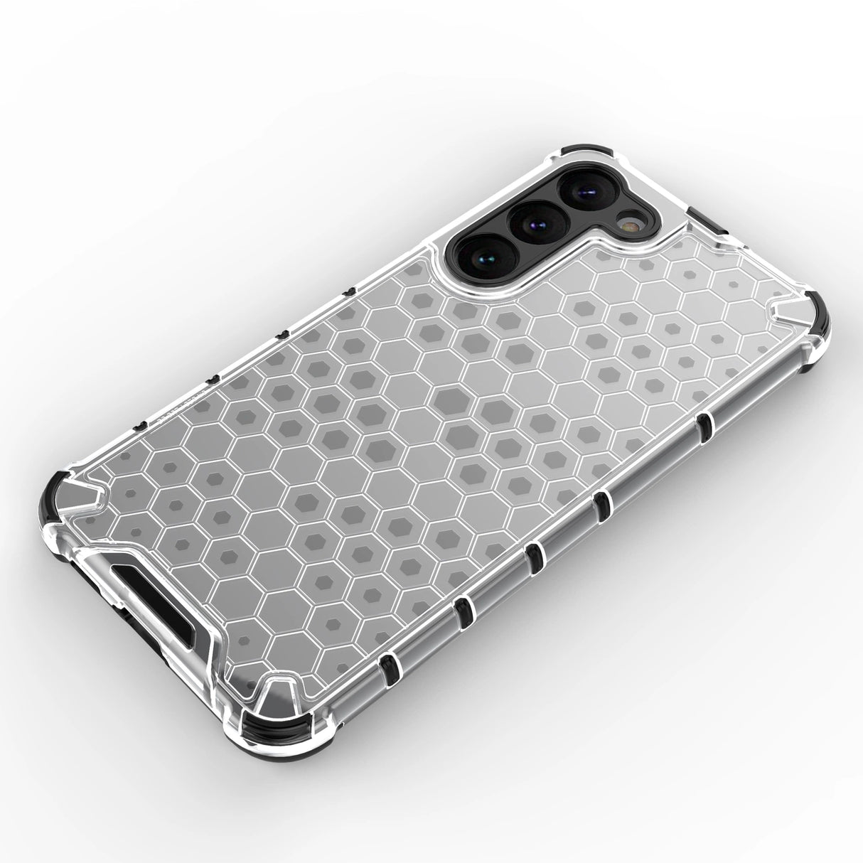 Honeycomb case til Samsung Galaxy S23+ pansret hybrid cover sort