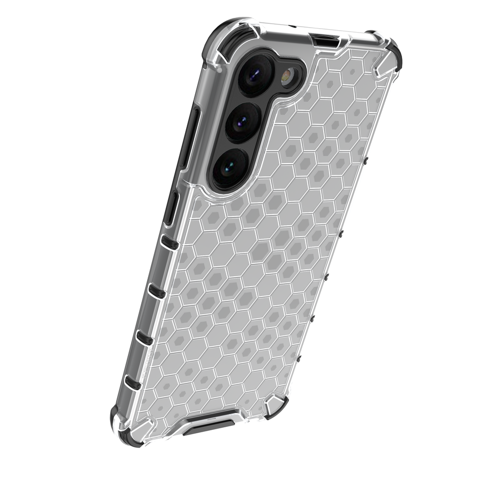 Honeycomb case til Samsung Galaxy S23+ pansret hybrid cover blå