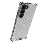 Honeycomb case til Samsung Galaxy S23+ pansret hybrid cover blå
