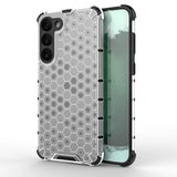 Honeycomb case til Samsung Galaxy S23+ pansret hybrid cover gennemsigtigt