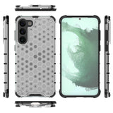 Honeycomb case til Samsung Galaxy S23+ pansret hybrid cover gennemsigtigt
