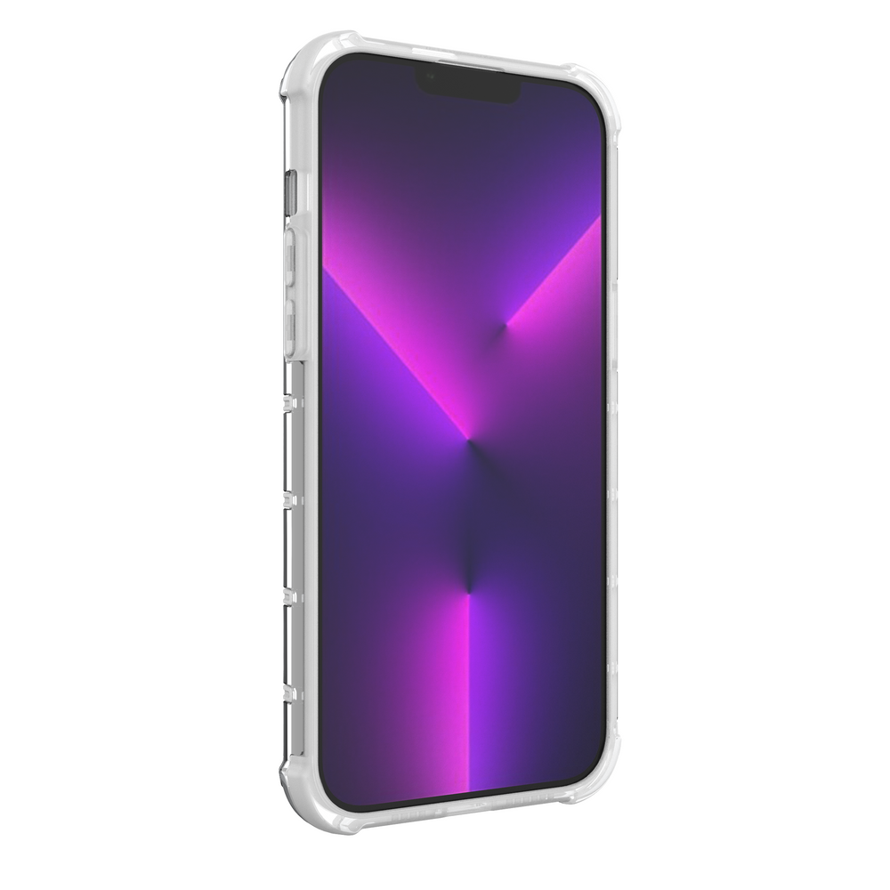 Ombre Protect Case for iPhone 13 Pro Max lyserød og blå pansret sag