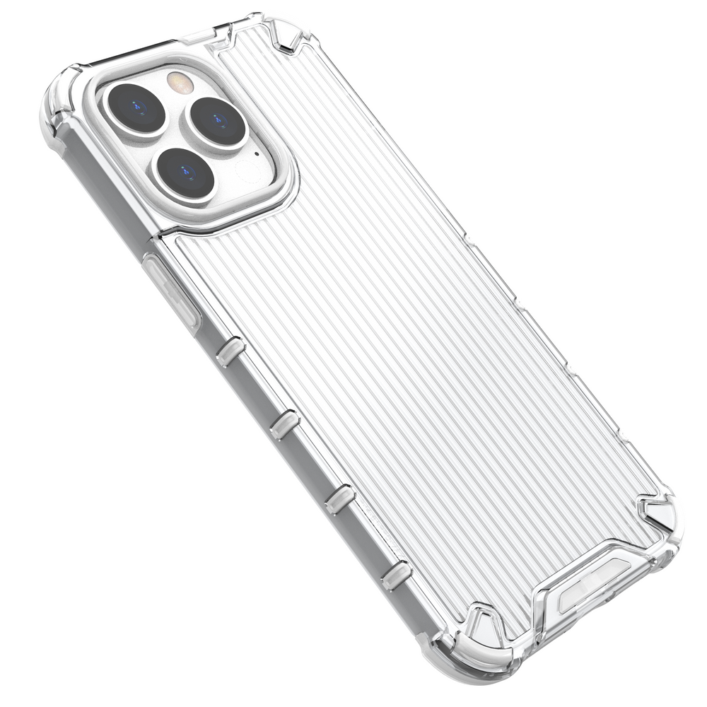 Ombre Protect Case for iPhone 13 Pro Max lyserød og blå pansret sag